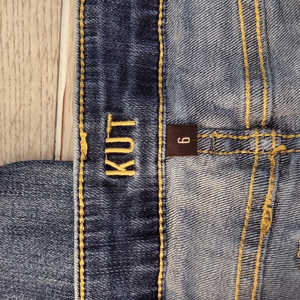 Kut From The Kloth‎ Womens 6 High Rise Ankle Straight Leg Cuffed Jeans - Picture 3 of 8